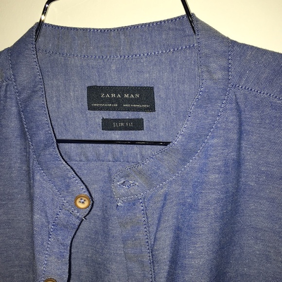 denim shirt with elbow patches